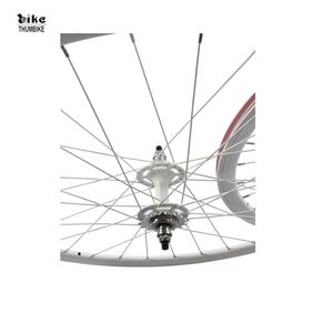 Set Roda Sepeda 700C Aluminium <span class=keywords><strong>Alloy</strong></span> 6061 Kustom, Roda Single Speed untuk Sepeda Track/<span class=keywords><strong>Fixie</strong></span> - Product Image 2