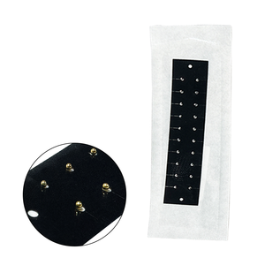 20 قطعة من ملصقات نقاط الوخز بالإبر المغناطيسية للأذن، بذور أذن بلاستيكية شفافة للتدليك والجمال والعناية بالصحة - Product Image 2