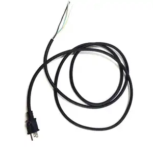 16 calibre Pigtail SJOW 3X16AWG cable de alimentación de extremo abierto pelado