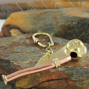 Silbato Náutico Bosuns con Llavero, Fundición de Latón y Cobre, Impresión por Grabado, Portátil, para Uso Promocional - Product Image 4
