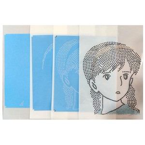 Plantilla <span class=keywords><strong>de</strong></span> diamantes <span class=keywords><strong>de</strong></span> imitación adhesiva <span class=keywords><strong>de</strong></span> 8x12 pulgadas y 12x12 pulgadas, hoja <span class=keywords><strong>de</strong></span> diamantes <span class=keywords><strong>de</strong></span> imitación tipo flocado, paquete <span class=keywords><strong>de</strong></span> 10 hojas - Product Image 6