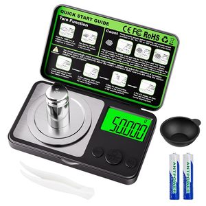 Báscula Digital de Bolsillo para Joyería, Diseño Nuevo de Fábrica con Pantalla LCD Retroiluminada, Pilas AAA, Alta Precisión de 0.001g, 50g - Product Image 1