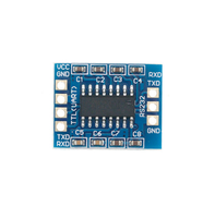 Módulo de puerto serie RS232 SP3232 TTL a RS232 RS232 a TTL con cable de conexión, chapado en oro, con chip EXAR