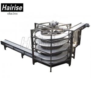 Cinghia di plastica A Spirale Trasportatore per il Raffreddamento di Pane - Product Image 2