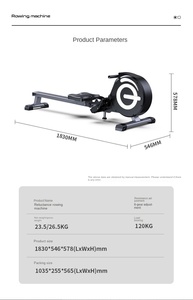 Vente en gros de rameur d'intérieur Équipement de fitness aérobique avec <span class=keywords><strong>ventilateur</strong></span> magnétron pour usage domestique Entraînement aérobique sportif - Product Image 5