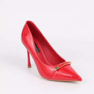 Bombas elegantes de verano para mujer verde militar estilo francés tacones altos finos punta estrecha tendencia de moda - Product Image 2