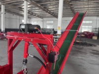 Machine à bois forestier de 35 tonnes, moteur à essence de 35 CV, certifiée CE pour le traitement professionnel du bois, équipée d'un système d'alimentation par chaîne