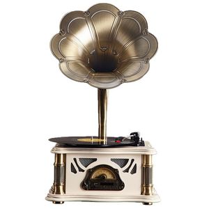Tocadiscos Clásico Retro con Función de Altavoz BT, Reproductor de Vinilos Vintage, Decoración para el Hogar, Regalo para Sala de Estar - Product Image 1