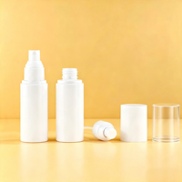Bouteilles de lotion à pompe vides avec logo imprimé personnalisé, plusieurs tailles, en PP, pour emballages cosmétiques de shampoing et de soins de la peau avec pompe sans air