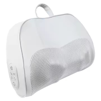 Coussin de massage portable pour le dos et les lombaires avec fonction de pétrissage, chaleur électrique, et massage Shiatsu pour le cou et les épaules