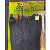 Lot de 1 Faisceau 100% Cheveux Humains Vierges Remy Super Double Drawn 8'' 10'' Lot de 3 Mèches Lisses Os