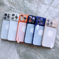 Coque de téléphone vierge en verre couleur orange pour impression UV, compatible iPhone 17 Pro Max, 17 Pro, 17 Air, avec feuille de verre trempé