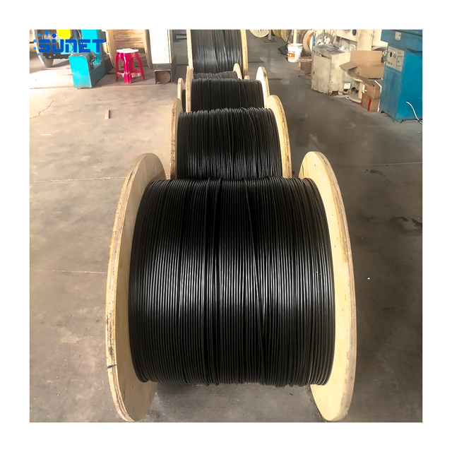Sunet Factory Price Fibre Optic Cables Wire Ftth Cable Optical Fiber 1core Single Mode Fiber Drop Cable