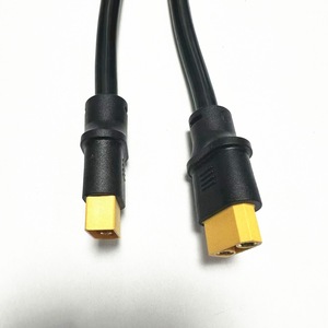 XT90 <b>Plug</b> In <b>Power</b> Supply <b>Adapter</b> 2.5 Square Copper Wire DC Output For Model Aircraft Solar Battery Connection - Product Image 1