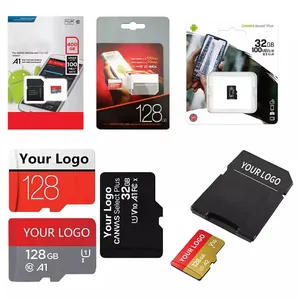 Custom Design Surveillance Ip Cameras Storage Cards TF SD Card 128GB V10 CCTV Camera 4g Sim Card Logo Designers For Smart Device