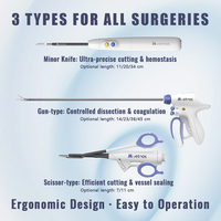 Ligasure électrochirurgical d'usine, Scalpel ultrasonique, Scalpel électrique, Ligasure pour la scellage des vaisseaux, pour usage vétérinaire, Certificat CE