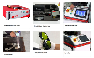 Machine de nettoyage laser portable Toch-Tech 100w 200w 300w Pulse pour l'élimination de la peinture, l'élimination de la rouille, l'élimination de l'huile - Product Image 4