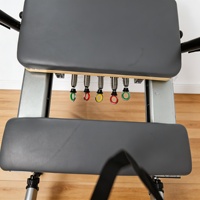 Lit de Pilates en aluminium robuste et durable pour la flexibilité, l'étirement, la récupération posturale, le remodelage corporel et l'entraînement du tronc, idéal pour la maison et le studio