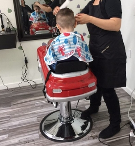 XingYing, venta al por mayor, cuenco de champú para salón de niños con cómoda silla Base de madera para uso de suministro de uñas - Product Image 3