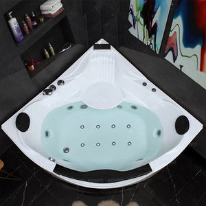 Baignoire d'angle intérieure à remous tube autoportant spa jacuzzier baignoires spa sswws cabane pour 2 personnes baignoire eau froide - Product Image 6