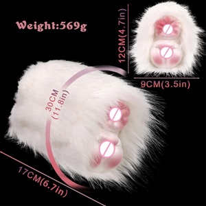 Godet de masturbation masculin en forme d'animal avec fourrure artificielle, 3 en 1, jouet sexuel en silicone souple, vagin réaliste, poche vaginale, canal tout-en-un - Product Image 6