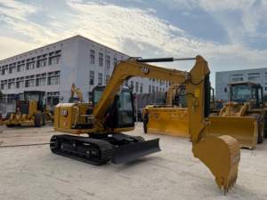 Mini-excavatrice CAT 307E d'occasion de qualité supérieure, chenilles en acier résistantes à l'usure, système hydraulique d'origine fluide, machine fiable. - Product Image 1