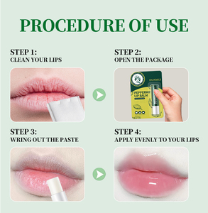 Pelembab Bibir Kustom dengan logo, Eksfoliasi, Melembapkan, Mencerahkan Garis Bibir, Pelembab Bibir Mint Mewah untuk Pria dan Wanita - Product Image 5