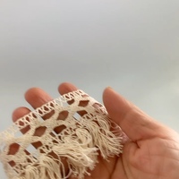 Fil de coton 6cm frange dentelle vêtements accessoires maison Textile artisanat accessoires bourgeon soie dentelle