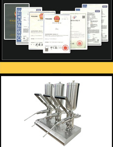 Máquina Rellenadora <span class=keywords><strong>de</strong></span> <span class=keywords><strong>Churros</strong></span> Comercial <span class=keywords><strong>de</strong></span> 15L, Inyector <span class=keywords><strong>de</strong></span> Relleno Largo, Nueva Llegada, 3 Cabezales, Máquina para <span class=keywords><strong>Hacer</strong></span> <span class=keywords><strong>Churros</strong></span> con Relleno <span class=keywords><strong>de</strong></span> Mermelada - Product Image 2