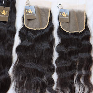 Extensiones de Cabello Humano Remy Virgen Indio de un Solo Donante con Cierre de Encaje y Frontales HD - Product Image 2