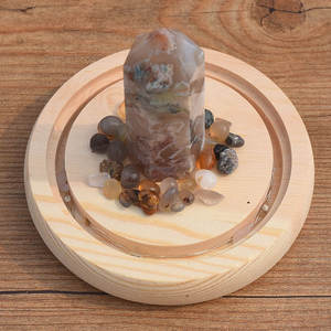 Nouveau Style LED Cristal Supports <span class=keywords><strong>De</strong></span> Lampe Naturel Feng Shui Amour Cristal Image Art Collection Chandelier Bougeoir - Product Image 4