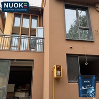Revêtement liquide acrylique mat à base d'eau pour extérieur, à prix d'usine, résistant à l'humidité, imperméable et résistant au soleil pour peinture murale