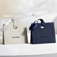 Boîte à bijoux coulissante de luxe avec logo personnalisé, boîte d'emballage pour bagues, boucles d'oreilles, colliers, avec sac en papier pour bijoux