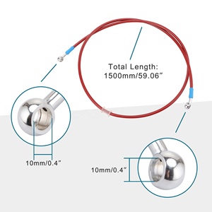 GOOFIT 1500mm/59.05 "linea del <span class=keywords><strong>freno</strong></span> intrecciata per moto olio <span class=keywords><strong>tubo</strong></span> del <span class=keywords><strong>freno</strong></span> olio <span class=keywords><strong>tubo</strong></span> del carburante per ATV UTV <span class=keywords><strong>Pit</strong></span> Dirt <span class=keywords><strong>Bike</strong></span> - Product Image 2