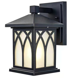 Applique murale extérieure noire étanche IP65, lumières en aluminium pour jardin, Villa, porche, <span class=keywords><strong>Luminaires</strong></span>, cour (<span class=keywords><strong>2023</strong></span>/1W) - Product Image 3