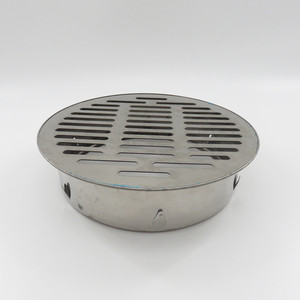Moderna Copertura <span class=keywords><strong>per</strong></span> Grondaia in Acciaio Inox Cromato Anti-Intasamento, Protezione <span class=keywords><strong>per</strong></span> Scarichi Esterni e Pavimenti - Product Image 1