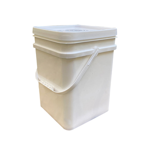 Chất Lượng Cao 10L Trắng Nhựa Thùng/Trống/Thùng Vuông Xô Với Xử Lý - Product Image 6