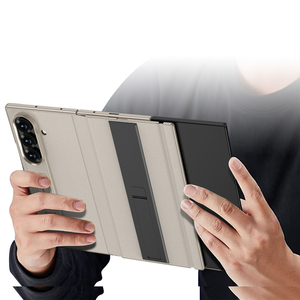 เคสโทรศัพท์แบบพับสามตอน ZTriFold พร้อมฝาปิดหนัง  แบบมีที่วาง  ครอบคลุมทุกด้าน - Product Image 2