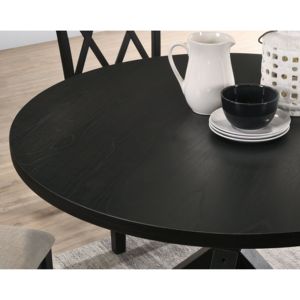 DB windvale Cross-Buck ฐานรับประทานอาหารสีดำ - Product Image 3