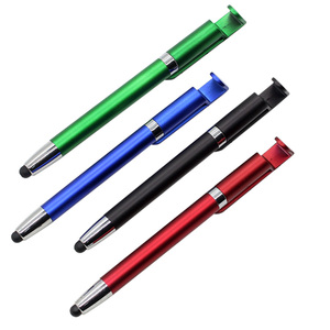 ปากกาลูกลื่นสไตลัสพลาสติกพร้อมที่วางโทรศัพท์และที่วางโทรศัพท์แบบสัมผัสความแปลกใหม่ใช้งานได้หลายฟังก์ชันพร้อมโลโก้ที่กำหนดเองขนาด0.7มม. - Product Image 4