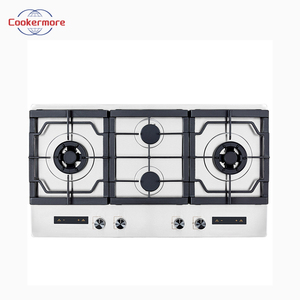 Fornello a <span class=keywords><strong>Gas</strong></span> da Incasso a Tre Fuochi Classe A ad Alta Efficienza Energetica per Uso Domestico, Pannello in Acciaio Inox, <span class=keywords><strong>Gas</strong></span> Naturale/GPL, <span class=keywords><strong>30</strong></span> Pollici - Product Image 5