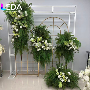 LEDA ดอกกุหลาบสีเขียวทำมือแบบกำหนดเอง ผ้าไหมประดับตกแต่ง ให้สัมผัสนุ่มเหมือนจริง เหมาะสำหรับงานแต่งงาน งานอีเว้นท์ งานปาร์ตี้ และวันวาเลนไทน์ - Product Image 1