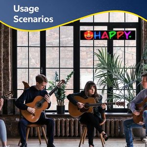 Programmable LED Sign P10 Indoor Bluetooth APP <b>Control</b> 3934x834mm For Bars Restaurants <b>Gaming</b> Rooms Advertising - Product Image 2