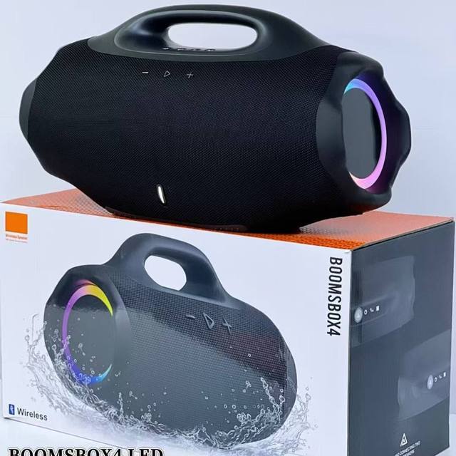 New BOOMSBOX4 Outdoor Handheld Portable Speaker High Power Heavy Bass Subwoofer Home Party Stereo Audio