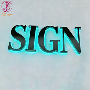 Enseigne LED rétroéclairée pour clinique médicale, lettres 3D en acrylique, logo personnalisé du service, panneau mural lumineux en métal pour cliniques - Product Image 2