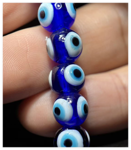 1 pezzo colorato 8mm personalizzato in miniatura a mano a lume <span class=keywords><strong>di</strong></span> gatto occhio <span class=keywords><strong>di</strong></span> <span class=keywords><strong>vetro</strong></span> <span class=keywords><strong>di</strong></span> <span class=keywords><strong>Murano</strong></span> con foro per collana bracciale creazione <span class=keywords><strong>di</strong></span> gioielli - Product Image 4