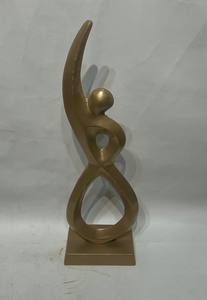 Sculpture abstraite en aluminium, design humain moderne à l'infini, symbolisant l'équilibre et la croissance. Produit en gros. - Product Image 5