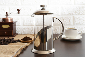 French Press <strong>Coffee</strong> Press Stainless Steel <strong>Coffee</strong> <strong>Plunger</strong> with Carafe Holder Teapot Press - Product Image 5