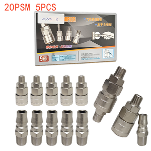 C-type Iron Threaded Air <b>Quick</b> Disconnect PSM Self-locking Pneumatic Coupling Coupler - Product Image 2