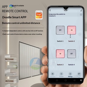 Interruptor de Control Remoto Inteligente Tuya de 4 Vías WiFi/10A, Módulo de Relé para Control de Acceso a Puertas Enrollables, Compatible con Tmall - Product Image 2
